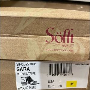 Sofft Brand metallic sandals